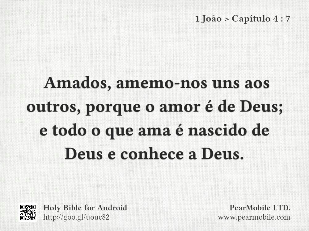 1 João, Capítulo 4:7